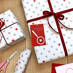 Mini Love Messages Wrapping Paper