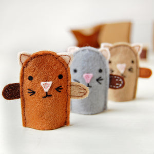Make Your Own Kitten Finger Puppets Craft Kit
