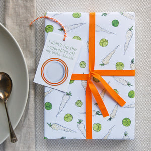Sprouts And Parsnips Wrapping Paper