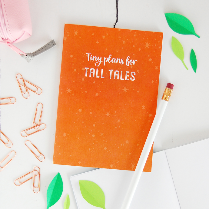 Tiny Plans For Tall Tales Notebook